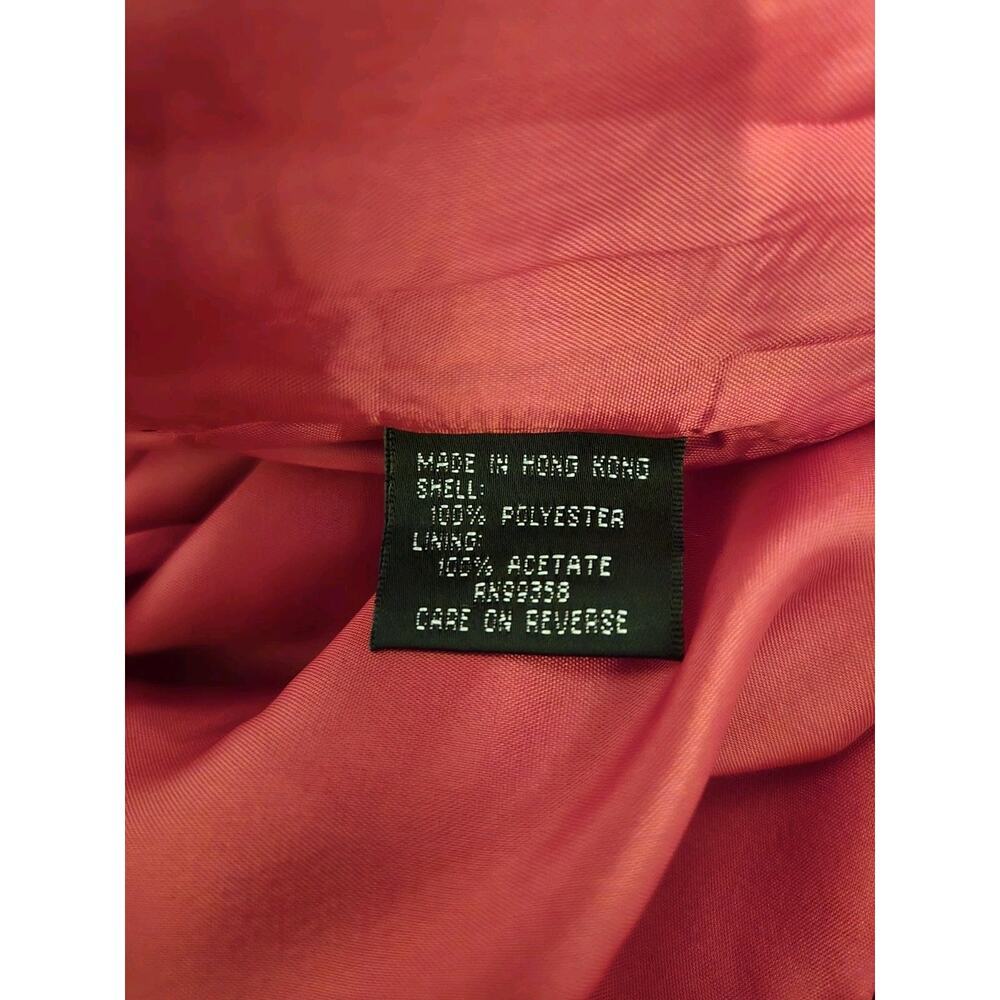 Vtg Y2k Pinky & Me Red Beaded Formal Evening Gown Prom Siren Pageant Glam Size 8 - Picture 12 of 12